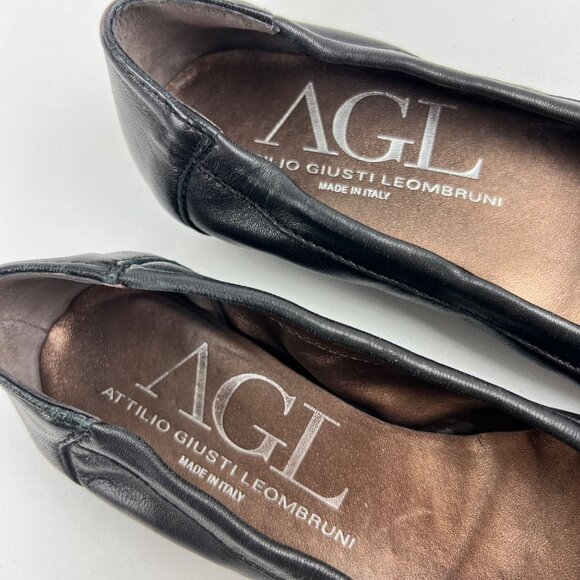 AGL Attilio Giusti Leombruni Womens Bella Patent Leather Ballet Flats size 5.5 - Picture 12 of 16